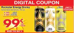 Superior Grocers Rockstar Energy Drinks offer