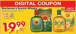 Superior Grocers Buchanan's Scotch Whisky offer
