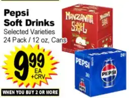 Superior Grocers Pepsi Soft Drinks offer