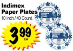 Superior Grocers Indimex Paper Plates offer