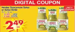 Superior Grocers Herdez Guacamole Salsa or Salsa Verde offer