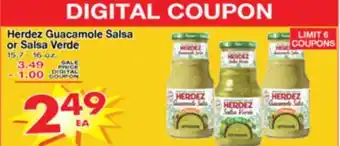 Superior Grocers Herdez Guacamole Salsa or Salsa Verde offer