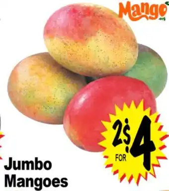 Superior Grocers Jumbo Mangoes offer