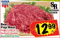 Superior Grocers Beef Flap Meat offer