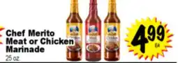 Superior Grocers Chef Merito Meat or Chicken Marinade offer