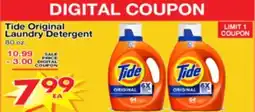 Superior Grocers Tide Original Laundry Detergent offer
