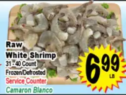 Superior Grocers Raw White Shrimp offer