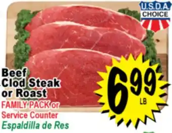 Superior Grocers Beef Clod Steak or Roast offer