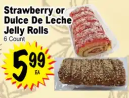 Superior Grocers Strawberry or Dulce De Leche Jelly Rolls offer