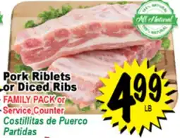 Superior Grocers Pork Riblets or Diced Ribs offer
