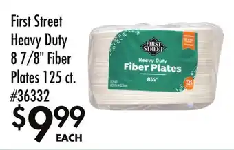 Smart & Final First Street Heavy Duty 8 7/8 Fiber Plates offer
