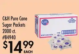 Smart & Final C&H Pure Cane Sugar Packets offer