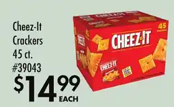 Smart & Final Cheez-It Crackers offer