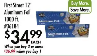 Smart & Final First Street 12 Aluminum Foil 1000 ft offer