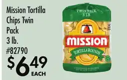 Smart & Final Mission Tortilla Chips Twin Pack offer