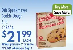 Smart & Final Otis Spunkmeyer Cookie Dough offer