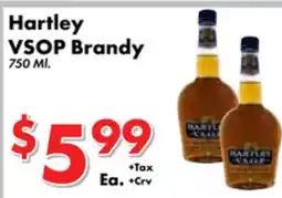 Valley Marketplace Hartley VSOP Brandy offer