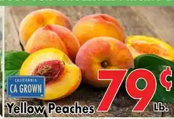 Valley Marketplace Yellow Peaches offer