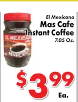 Valley Marketplace El Mexicano Mas Cafe Instant Coffee offer