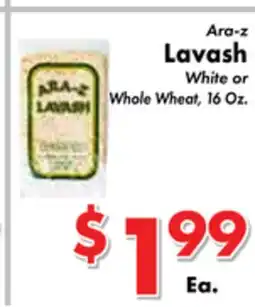 Valley Marketplace Ara-z Lavash offer