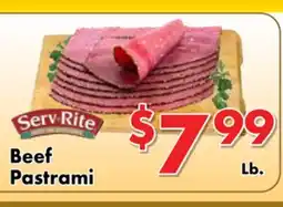Valley Marketplace Beef Pastrami offer