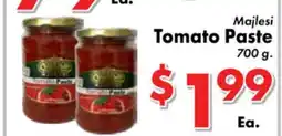 Valley Marketplace Majlesi Tomato Paste offer