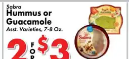 Valley Marketplace Sabra Hummus or Guacamole offer