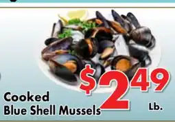 Valley Marketplace Cooked Blue Shell Mussels offer