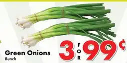 Valley Marketplace Green Onions offer
