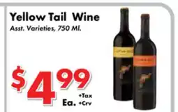 Valley Marketplace Yellow Tail Wine offer