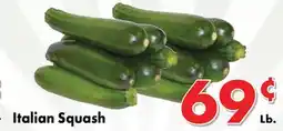Valley Marketplace Italian Squash offer
