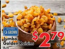 Valley Marketplace Jumbo Golden Raisins offer