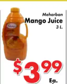 Valley Marketplace Meharban Mango Juice offer