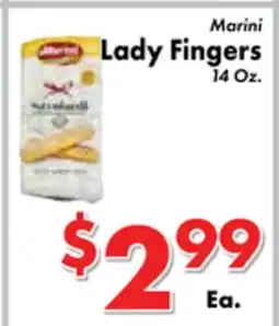 Valley Marketplace Marini Lady Fingers offer