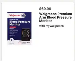 Walgreens Walgreens Premium Arm Blood Pressure Monitor offer