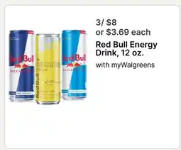 Walgreens Red Bull Energy Drink offer