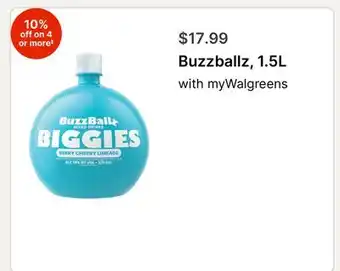 Walgreens Buzzballz offer