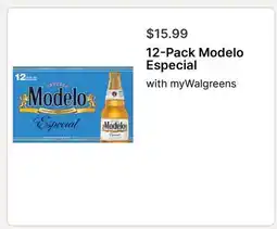 Walgreens 12-Pack Modelo Especial offer
