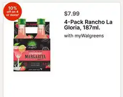 Walgreens 4-Pack Rancho La Gloria offer