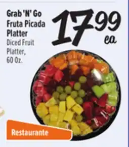 El Super Fresh Grab 'N' Go Fruta Picada Platter offer