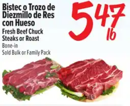 El Super Fresh Bistec o Trozo deDiezmillo de Res con Hueso offer
