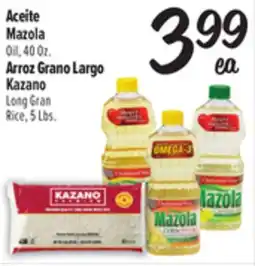 El Super Fresh Mazola Oil, 40 Oz. Long Gran Rice, 5 Lbs offer