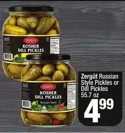 Super King Markets Zergüt Russian Style Pickles or Dill Pickles offer