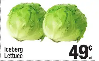 Super King Markets Iceberg Lettuce offer