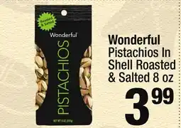 Super King Markets Wonderful Pistachios In Shell Roasted & Salted offer