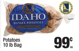 Super King Markets Ida-Ho Potatoes offer