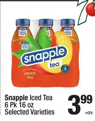 Super King Markets Snapple Iced Tea offer