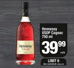 Super King Markets Hennessy VSOP Cognac offer