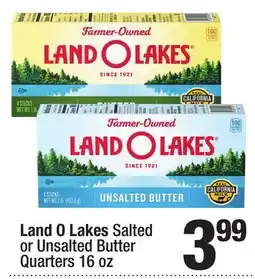 Super King Markets Land O Lakes Salted or Unsalted Butter offer
