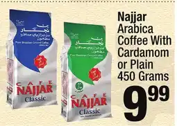 Super King Markets Najjar Arabica Coffee With Cardamom or Plain offer